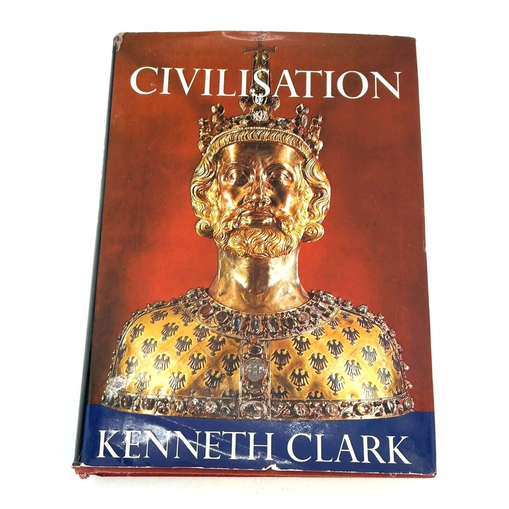 Civilisation Kenneth Clark 1st Ed HC 1969 History of Art Archeology Literature